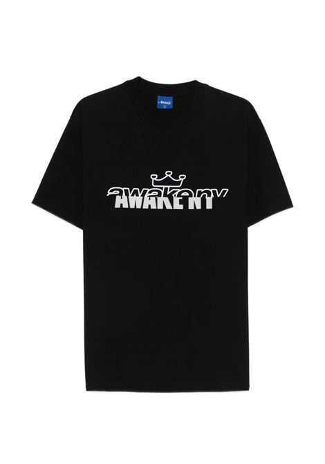t-shirt headcrack champs uomo nera AWAKE NY | AWK-SP26-TS009BL